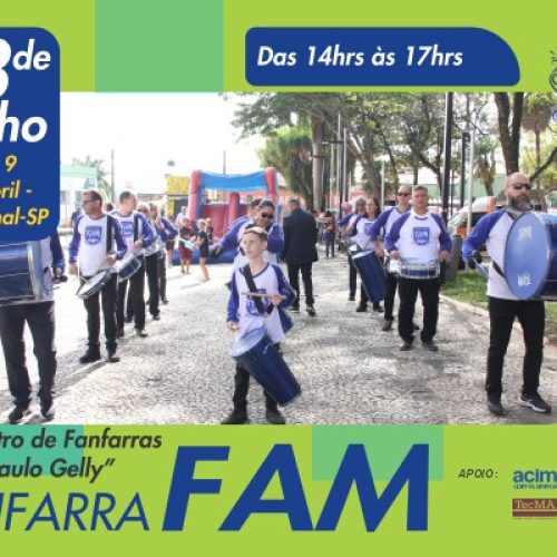 FAM anuncia participação no 3º Encontro de Fanfarras “Pedro Paulo Gelly”